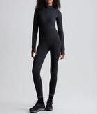 Varley Always Warm Base Layer Leggings- Black Marl