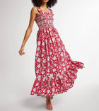 MILLE Garden Dress - Red Zinnia