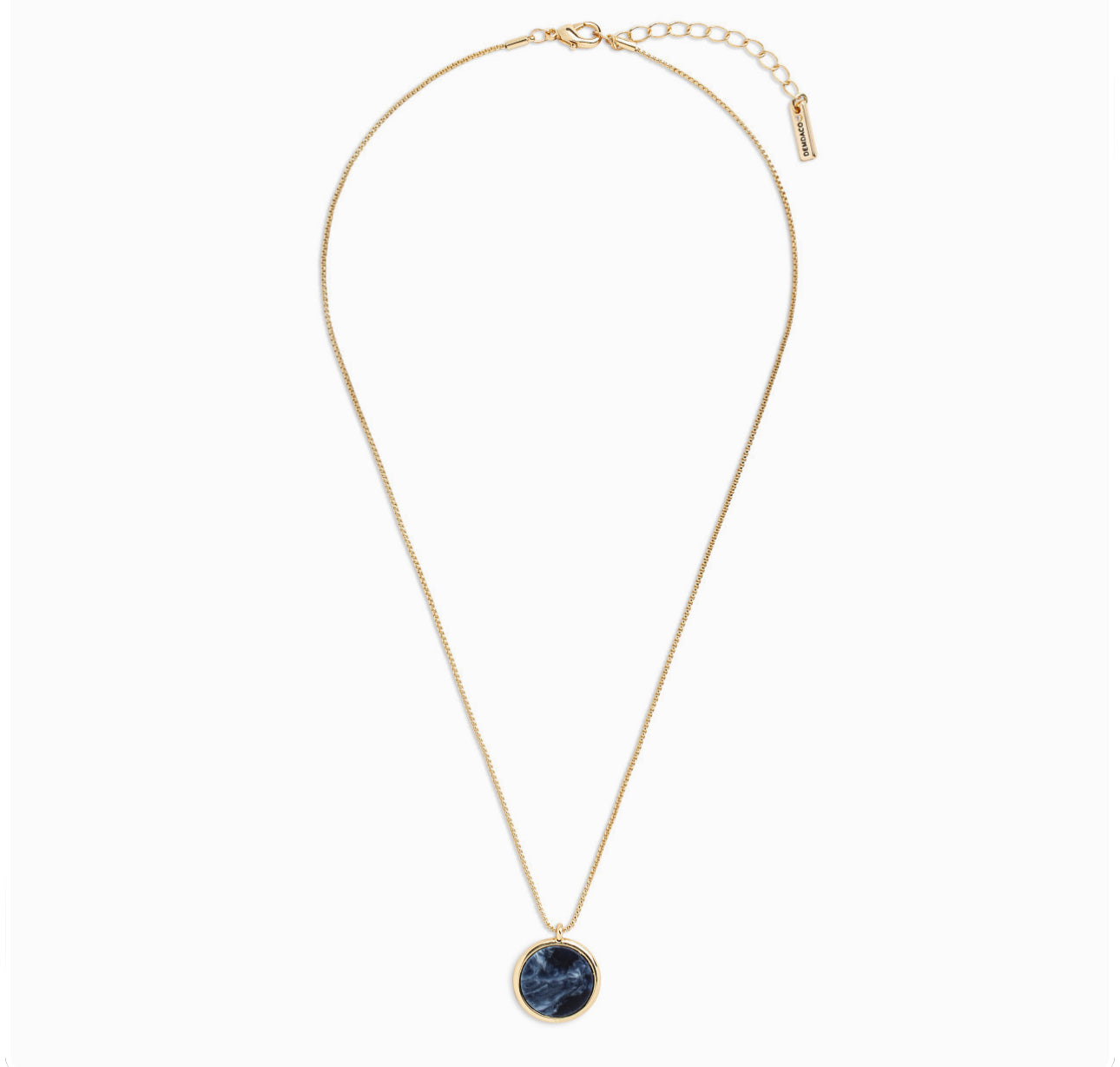 DEMDACO Strong-Beautiful-YouNecklace - Blue Marble