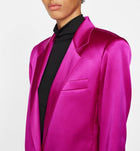 Frame Strong Shoulder Blazer - Magenta