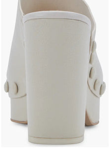 Dolce Vita Emol Platform Sandals - Ivory Leather