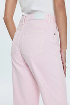 Pistola Lexi Mid Rise Bowed Straight Jean - Blush