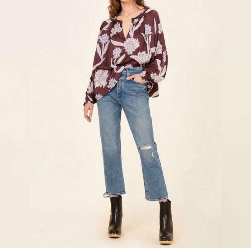 Omika Lani Blouse - Maira Bordeaux