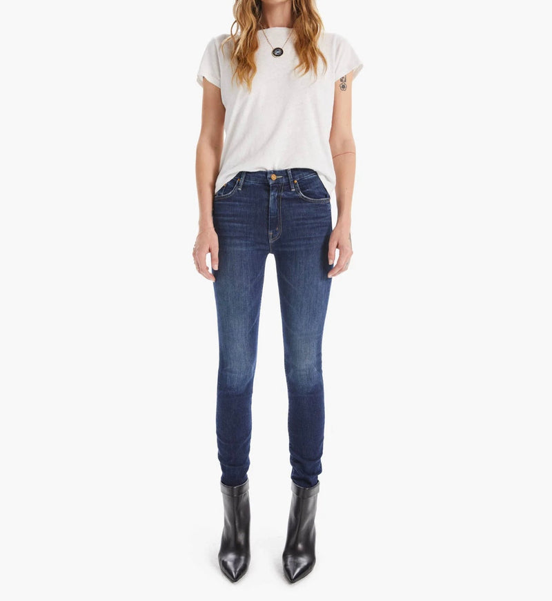 MOTHER Looker High Waisted Skinny Jean - Teaming Up