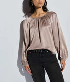 Nation Ltd Eveline Top - Mushroom