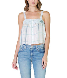 LoveShackFancy Panthea Tank - Morning Rain