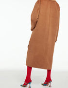 Apparis Eleanor Fringe Coat - Camel