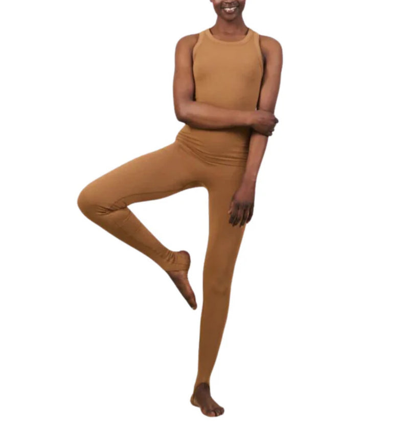 Lune Maia Soft Rib Legging - Nuthatch