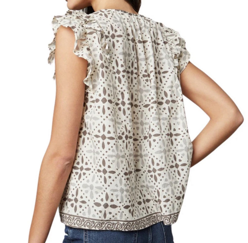 Velvet by Graham & Spencer Corin Top - Pebble