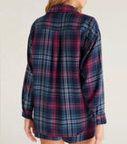 Z Supply Road Trip Plaid Shirt - Midnight Blue