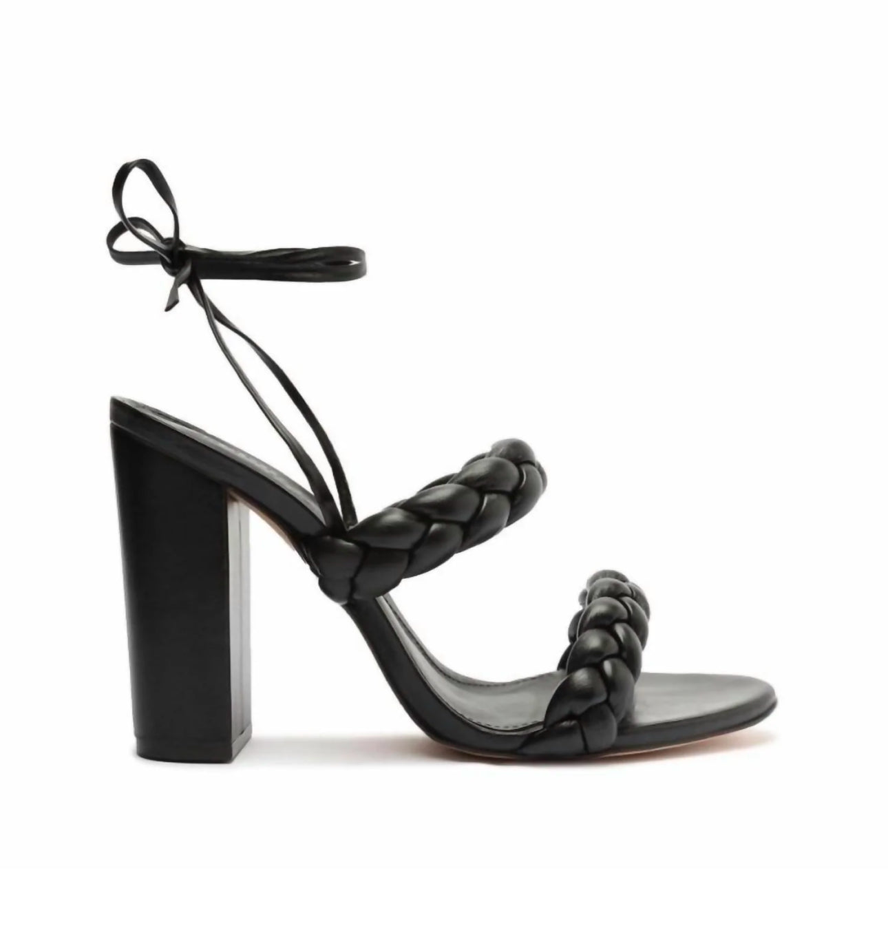 Schutz Zarda High Block Heels - Black