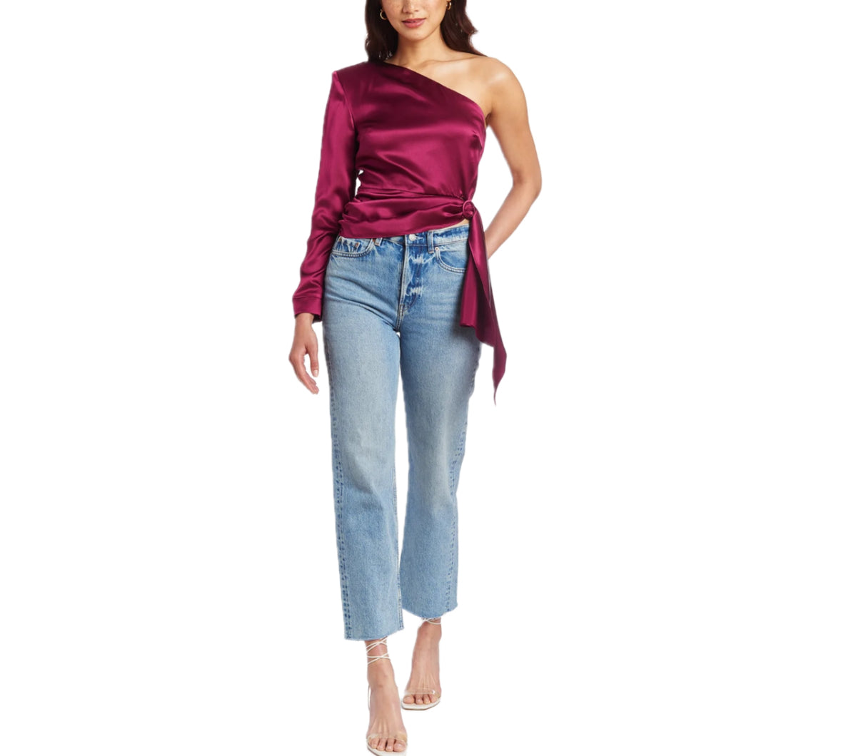 Amanda Uprichard Aubrianna Top - Aubergine