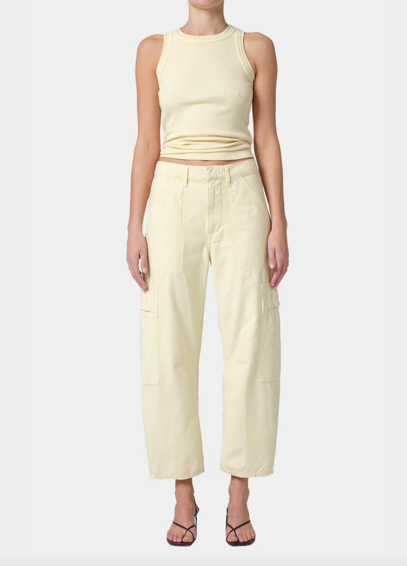 Citizens of Humanity Marcelle Low Slung Cargo - Sateen Napoli