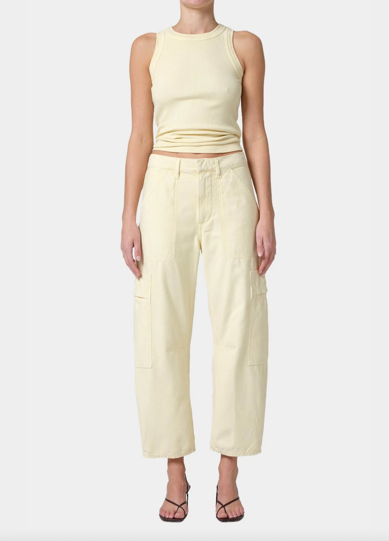 Citizens of Humanity Marcelle Low Slung Cargo - Sateen Napoli