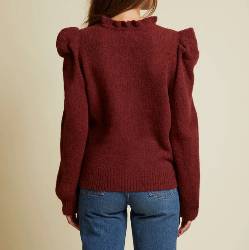 Nation Ltd Ysabella Sweater - Ruby