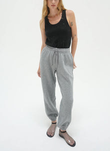 LNA Audra Sparkle Sweater Tank - Black