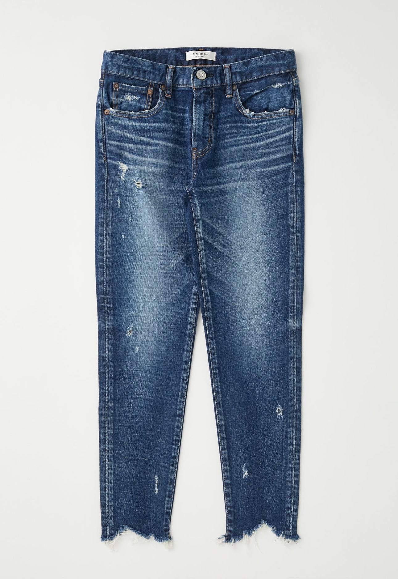 Moussy Vintage Daleville Skinny Jeans - Blue