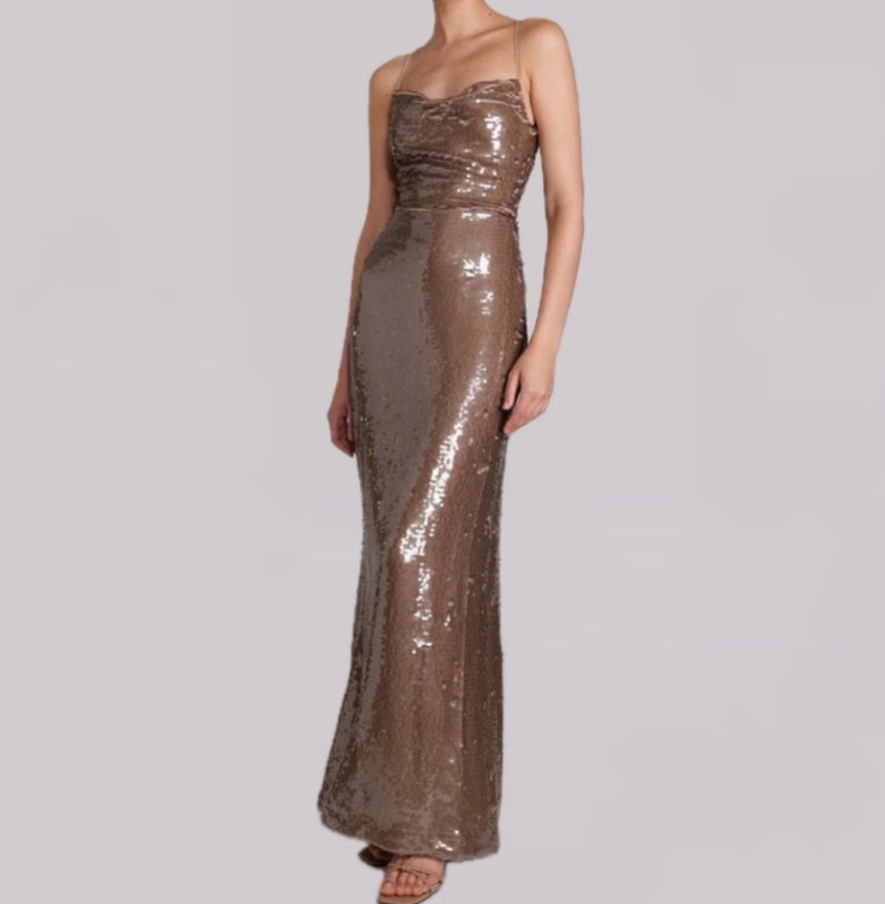 Sabina Musayev Mili Dress - Mocha