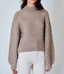 dh New York Bianca Sweater - Mushroom