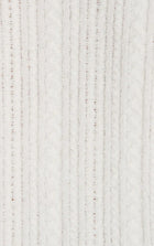 ATM Cabled Crewneck Sweater - Ivory