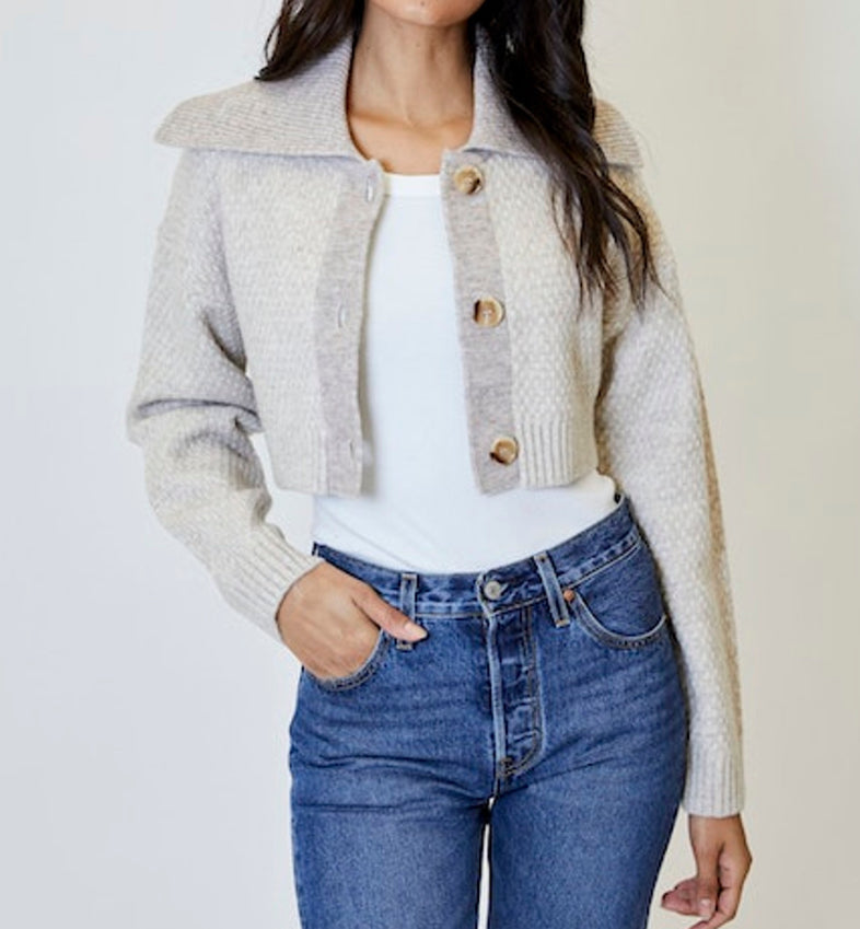 dh New York Remy Cardigan - Toast Combo