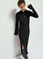 Nation Ltd Rennie Dress- Jet Black
