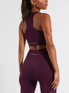 Koral Daisy Seamless Bra - Eggplant