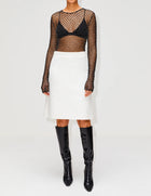 Proenza Schouler Eco Cotton Twill Adele Skirt - Eggshell