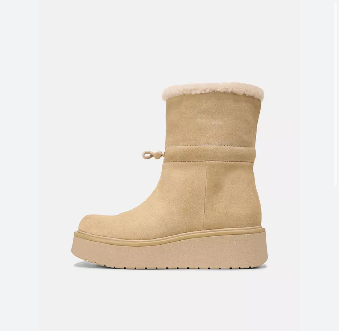 Vince Bellingham Shearling-Lined Suede Boot