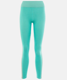 The Upside Ribbed Seamless Midi Pant - Green