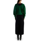 Les Tien Veronica Double V Roll Neck - Verde