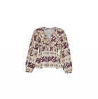 Cara Cara Emmery Top - Retro Floral Turtledove