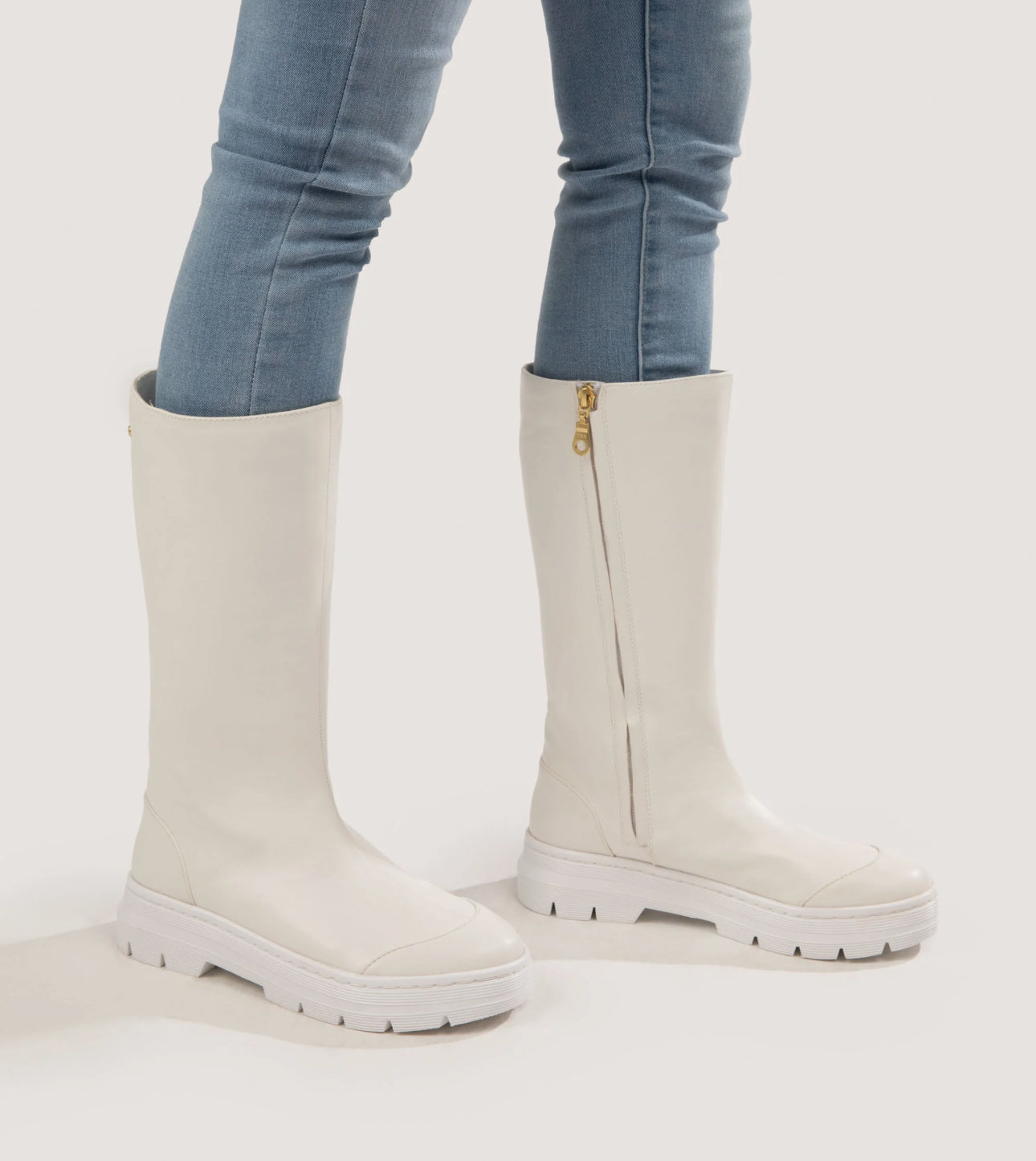 MATT & NAT Sumi Tall Vegan Boots - White