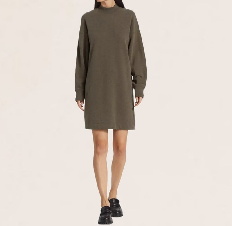 Vince Cozy Sweatshirt Dress - Vine