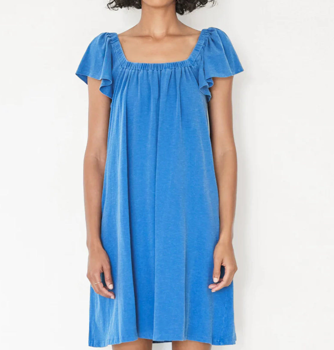 Sundry Mini Trapeze Dress - Royal Blue