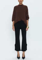 Pistola Lennon Frayed Crop - Blackbird