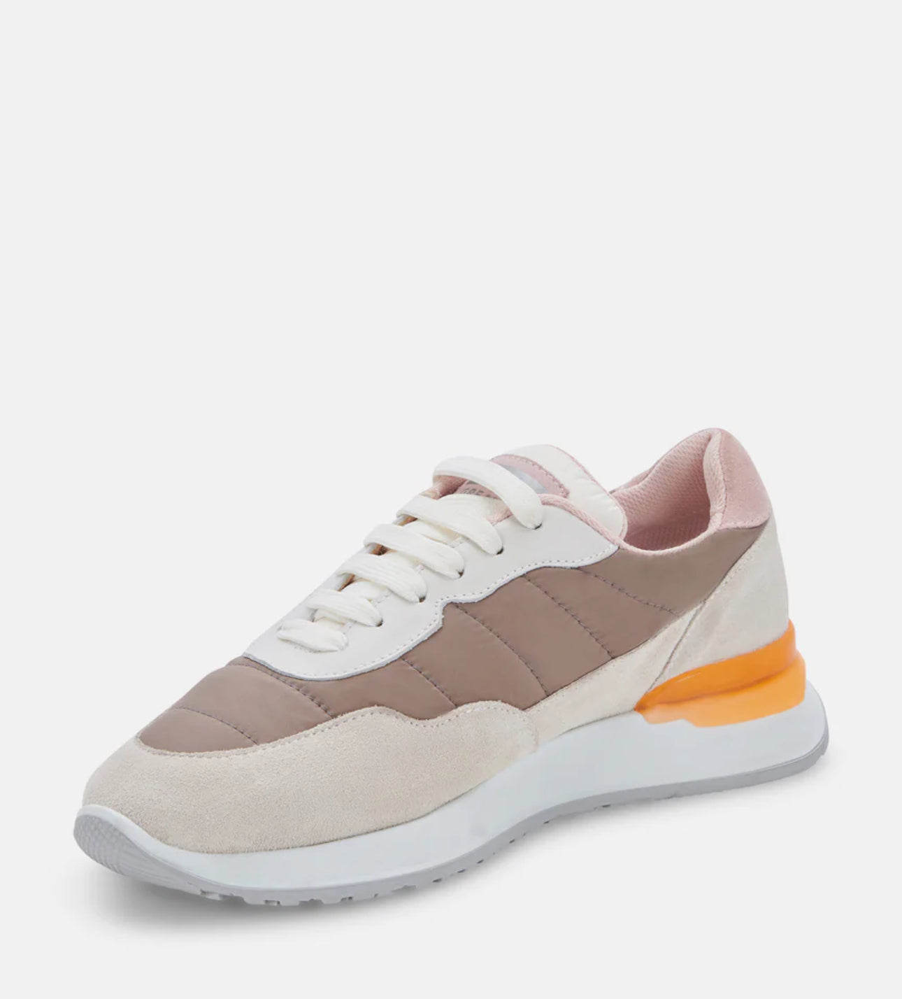 Dolce Vita X Greats Evana Sneakers - Taupe Multi Suede