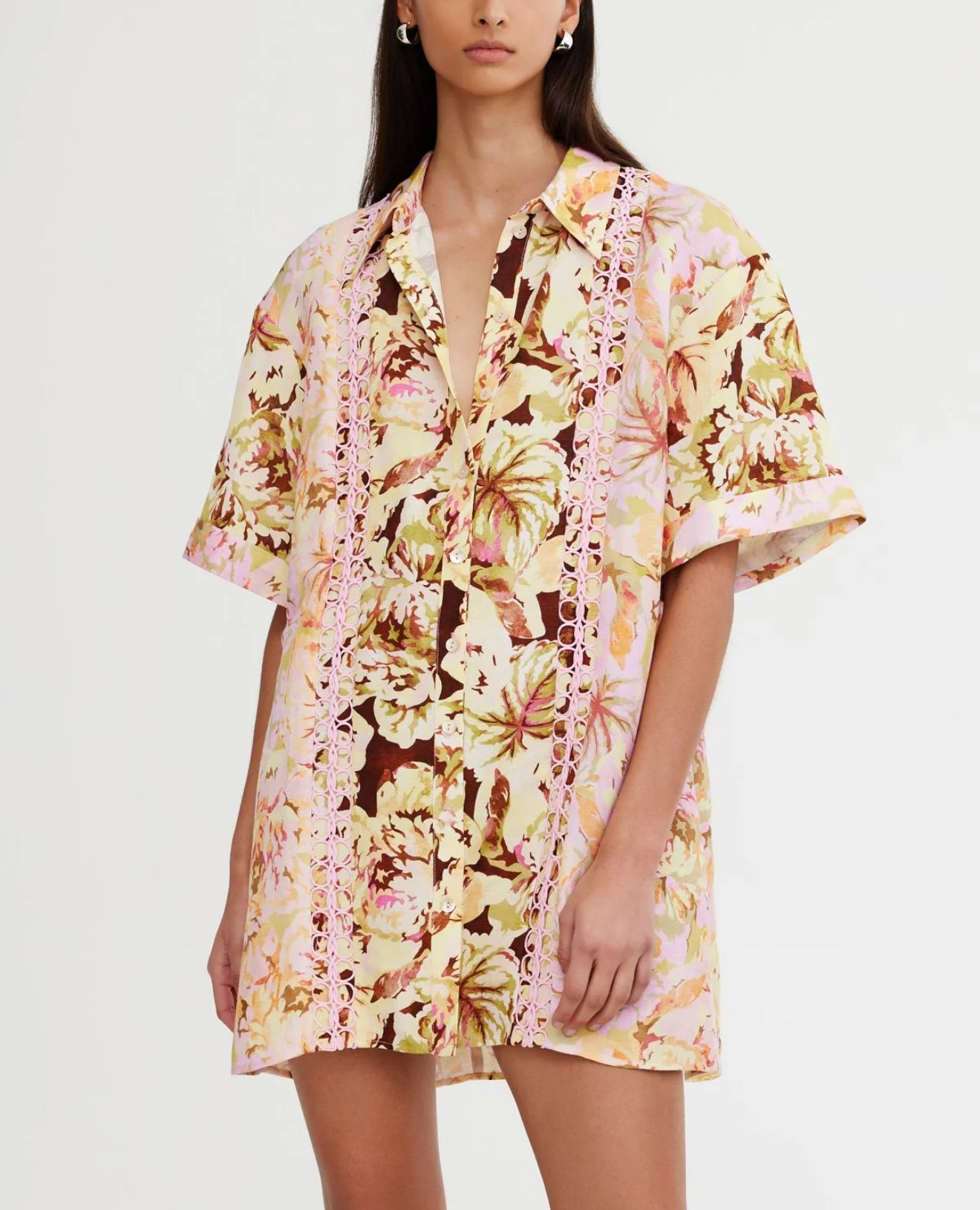 Significant Other Nicole Shirt Dress - Jungle Mix