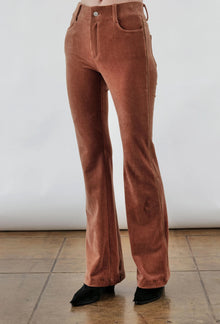 Elaine Kim Stretch Corduroy Flare Jean Pant - Arum