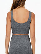 The Upside Ayama Pia Crop - Grey Marle