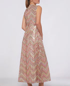 Vilagallo Grazia ZigZag Sequins Dress