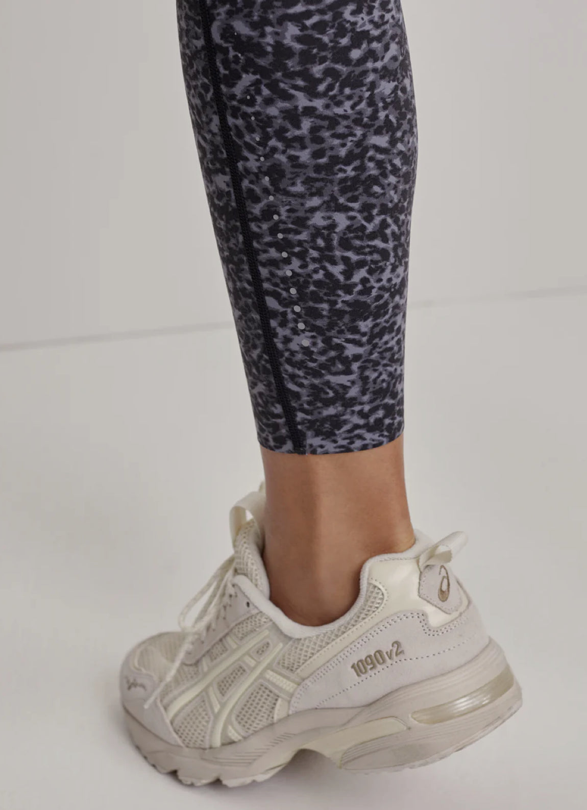 Varley Let's Go Running Legging - Ebony Blue Cheetah