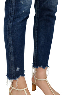 Moussy Vintage Checotah Skinny Jeans - Dark Blue