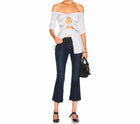 Frame Le Crop Mini Boot Lace Up - Hayworth