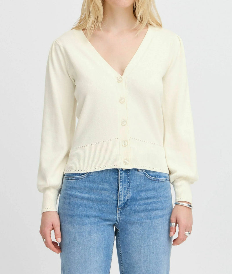 ICHI Ihsella Cardigan - Birch