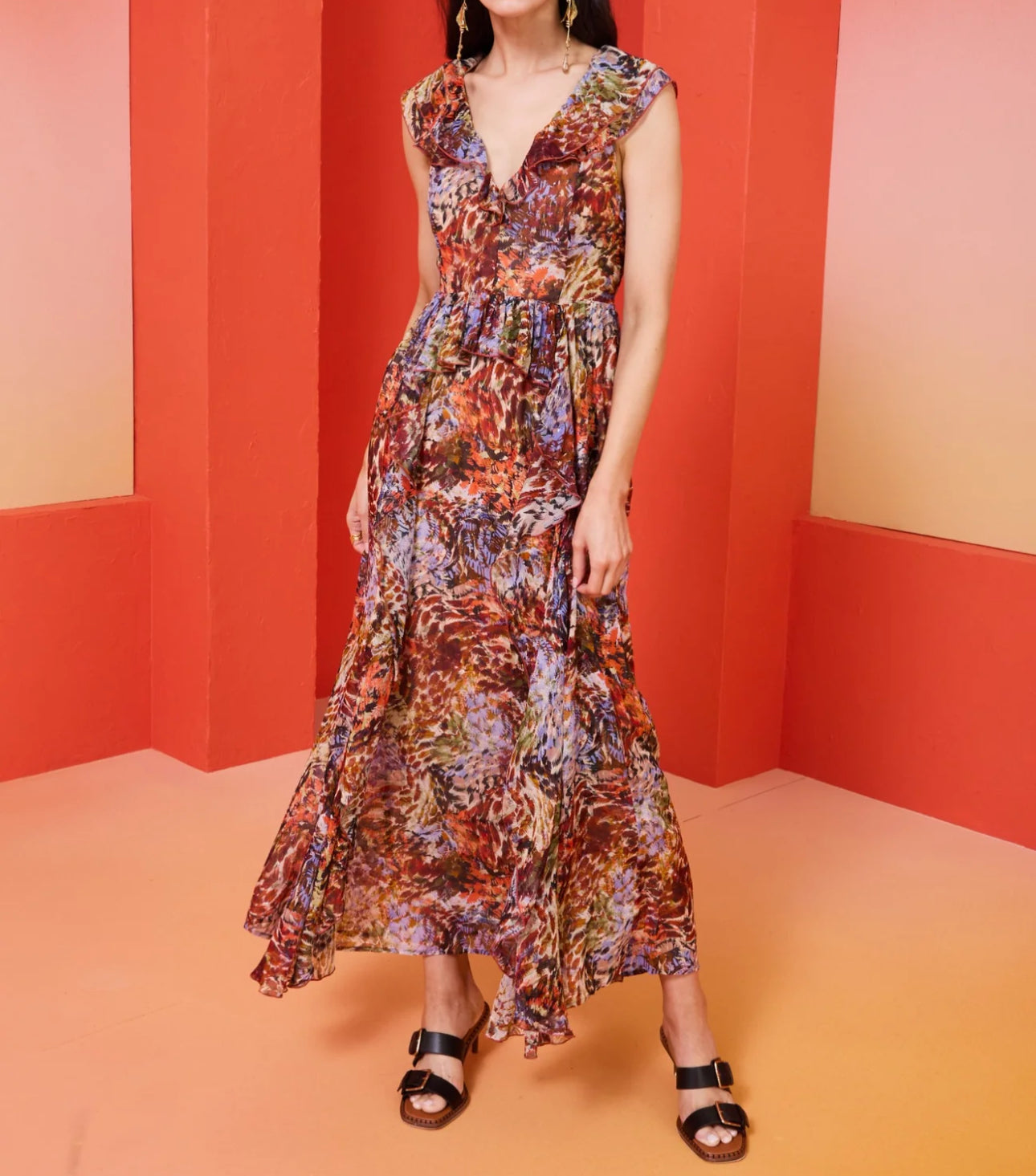 Marie Oliver Jayda Dress - Foliage