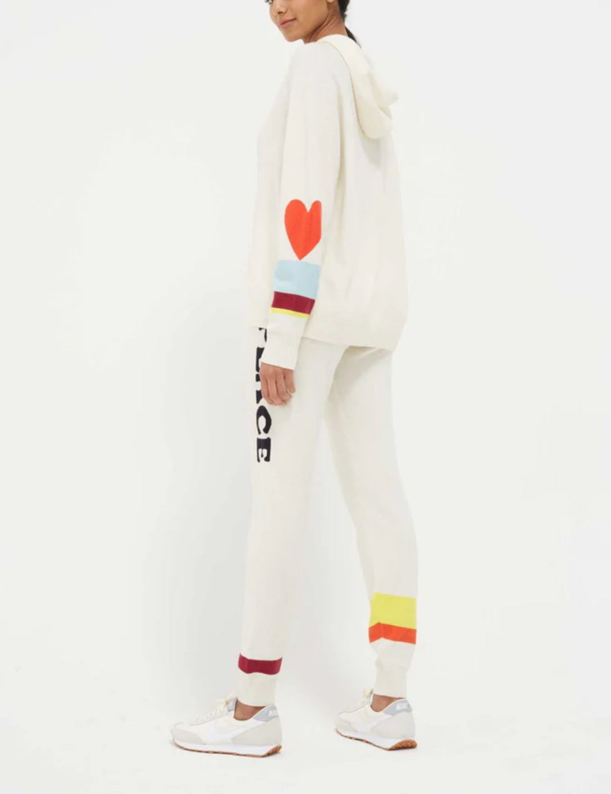 Chinti & Parker Peace Track Pant - Bone