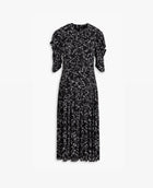 Proenza Schouler Printed Crepe De Chine Dress - Black/White