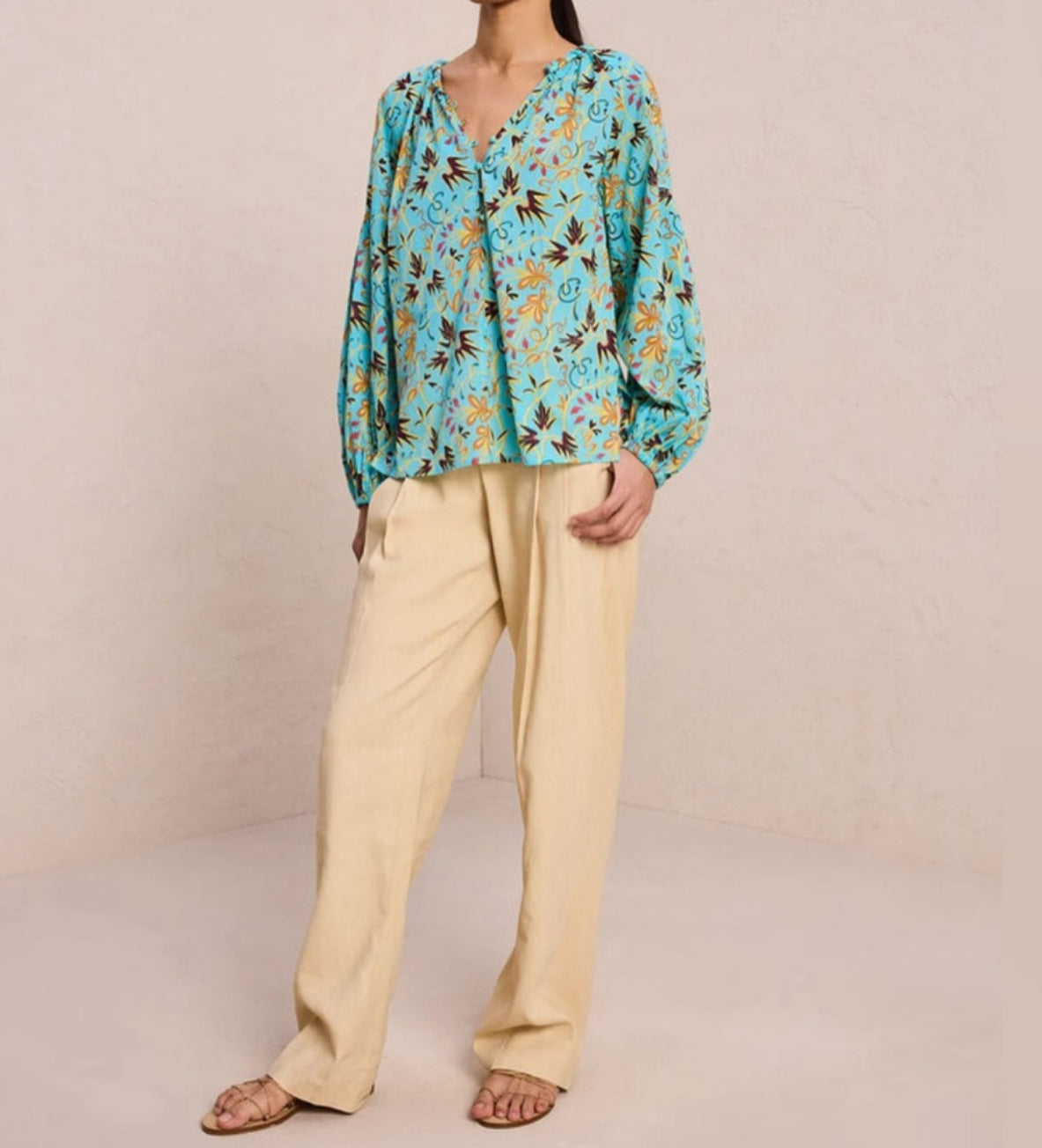 A.L.C. Capri Blouse - Grotto