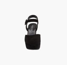 Cordani Torin Ankle Strap Platform Pump - Black Suede